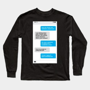 Smartphone Costume Long Sleeve T-Shirt